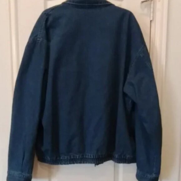 Polo Ralph Lauren Harrington Denim Jacket Vintage Size XL - Picture 3 of 10